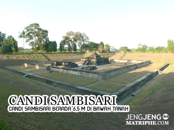 Candi Sambisari terletak 6,5 m di Bawah Tanah