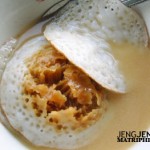 Serabi Ngampin siap dimakan