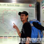 Peta rute MRT (Mass Rapit Transportation) dan LRT (Light Rail Transit) di Singapura