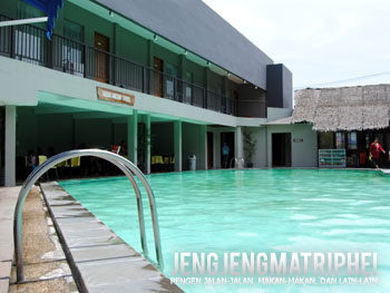Kolam air panas Hotel Tirtagangga