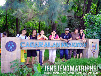 Gerbang Taman Nasional Cagar Alam Krakatau
